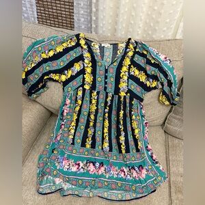 Umgee Floral Bohemian Women's Dress